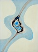 Jack Penouel, 
French artist.
Acrylic on 
board.
Abstract 
composition.
Ca. 1980s.
Signed.
In ...