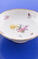 Cake dish on 
foot. Royal 
Copenhagen 
porcelain. Hand 
painted Saxon 
flower, small 
bowl on low 
foot ...