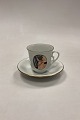 Bing and Grondahl Carl Larsson Coffee Cup and Saucer No. 4508/305 Motif 3Measures 7 cm H x ...