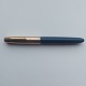 READY TO WRITE: Blue Parker 51 with gold double cap
&#8203;