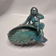 Little mermaid on a ceramic bowl. Presumably made in Iceland, as similar "mermaid bowls" are ...