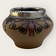Bornholm ceramics, Hjorth, Jar with pewter mounting, No. 9, 11cm in diameter, 7.5cm high *Nice ...