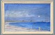 Johan Behrens Oil painting in white wooden frame. Motif from Skagen.Signed Johan Behrens ...