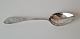 Empire serving spoon in silver by Philip Mundt 1740-1804 Copenhagen Stamped PML Length 24.5 cm.