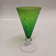 Stjerneborg 
wine glass. 
Green basin 
with decoration 
of stars. Knob 
and foot in 
clear glass. 
...