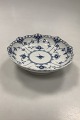 Royal 
Copenhagen Blue 
fluted Full 
Lace Footed 
Bowl No. 1023.  
Measures 17.5 
cm / 6 57/64 
in. 1st ...