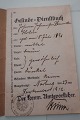 Dienstbuch
1912
Bl.a. med inskrift fra Holm/Nordborg
In a good condition