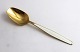 J. Tostrup, Norway. Sterling children's spoon gilded with white enamel. Length 15.3 cm.