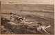 Postcard: Women pose at the beach.