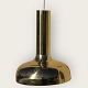 Brass lamp, 
height 26 cm, 
diameter 20.5 
cm, The lamp 
has quite a few 
scratches (see 
photo)