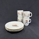 Height of cup 
6.5 cm.
Diameter of 
plate 13 cm.
The set 
consists of 
four cups and 
three ...