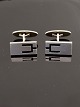 N E From art 
deco sterling 
silver 
cufflinks 2 x 1 
cm. subject no. 
571746
