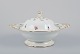 Meissen, 
Germany, large 
round lidded 
terrine.
Hand-painted 
with polychrome 
floral motifs, 
gold ...