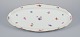 Meissen, 
Germany, large 
rectangular 
fish platter.
Hand-painted 
with polychrome 
floral motifs, 
...