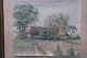 By Hertha 
Raben, Denmark
54cm x 50cm
Ickl. frame
In a good 
condition
Articleno.: 
4-12692