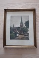Etching- With 
color
Marie Kirken 
in Sønderborg, 
Denmark
Before 1920
Signed: Aksel 
...