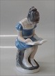 Lyngby 
Porcelain 95 
School girl 
17.5 cm Marked 
with a Royal 
Crown 
Handpainted, 
Copenhagen Made 
...