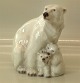Lyngby 
Porcelain 98 
Lyngby 
Porcelain Polar 
Bear with cubs 
18.5 cm Marked 
with a Royal 
Crown ...