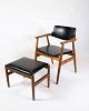 This set of an 
armchair and a 
stool, 
consisting of 
the GM11 chair 
designed by 
Svend Erik ...