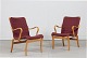 Bruno Mathsson 
(1907-1988)
A pair of Mina 
armchairs 
Frame made of 
beech plywood 
with ...