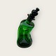 Holmegaard, 
Curved bottle, 
Green, 25cm 
high, With 
crown stopper 
*Nice 
condition*