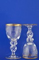 Stemware from 
Lyngby, Seagull 
with gold.
Seagull 
cordialglass, 
height 8 cm. 
Fine condition.