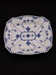 Royal 
Copenhagen blue 
fluted full 
lace dish 
1/1143 1st 
sorting 26 x 22 
cm. subject no. 
574952