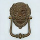 French lion door knocker in bronze