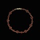 Hermann 
Siersbøl. 14k 
Gold Bracelet 
with Garnets.
Designed and 
crafted by 
Hermann 
Siersbøl ...