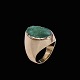 14k Gold Ring 
with Jadeite.
Stamped 585.
Size 51 mm - 
US 5½
Face: 2,2 x 
1,5 cm. / 0,87 
x 0,59 ...