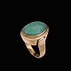 Guldvirke - 
Denmark. 14k 
Gold Ring with 
Jadeite.
Designed and 
crafted by 
Guldvirke - 
Denmark. ...