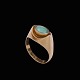 Hugo Grün - 
Copenhagen. 14k 
Gold Ring with 
Jadeite.
Designed and 
crafted by Hugo 
Grün - ...