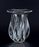 Daum, France. 
Art glass vase 
in crystal. Art 
Deco.
Clear glass. 
...