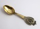 Michelsen. 
Sterling silver 
gilded. 
Commemorative 
spoon 1933. 
Crown Prince 
Knud and 
Princess ...
