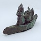Carl-Henning 
Pedersen 
patinated 
bronze 
sculpture with 
three figures 
in a boat. No. 
16/50. Signed 
...