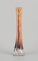 François-
Théodore Legras 
(1839-1916). 
Tall Art 
Nouveau vase in 
frosted art 
glass.
Winter forest 
...