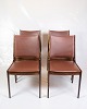 Set Of 4 Dining Chairs - Rosewood - Cognac Leather - Johannes Andersen - Uldum 
Møbelfabrik - 1960
Great condition
