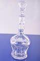 Lalaing Glass decanter with a little glass plague