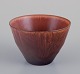 Carl Harry 
Stålhane 
(1920-1990) for 
Rörstrand. 
Small ceramic 
vase.
Rare form. 
Glaze in brown 
...