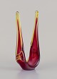 Flavio 
Poli/Seguso, 
Murano.
Bowl in yellow 
and red art 
glass. Unique 
piece. 
Mouth-blown.
From ...