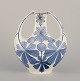 Alf Wallander 
for Rörstrand. 
Art Nouveau 
vase in faience 
with double 
handles.
Hand-decorated 
...