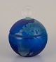 Johansfors 
Glasbruk, 
Sweden. Lidded 
jar in art 
glass. Globe 
design.
Handmade.
From the ...