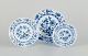 Meissen Blue 
Onion pattern. 
Three plates. 
Hand-painted 
with blue 
floral motifs.
Early ...