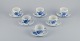 Royal 
Copenhagen Blue 
Flower curved, 
six coffee cups 
with saucers.
Dating: 
1950s/1960s.
Model ...