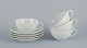 Axel Salto for 
Royal 
Copenhagen. 
Four pairs of 
teacups in 
white 
porcelain.
Dating: ...
