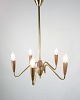 This teak and 
brass 
chandelier is a 
splendid 
example of 
Danish design 
from the 1960s. 
With its ...