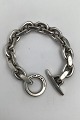 Franz 
Hingelberg 
Sterling Silver 
Modern Bracelet 
 Measures 21.5 
cm (8.46 inch) 
Weight 127.2 gr 
...