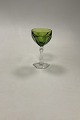 Holmegaard / 
Val Saint 
Lambert Haakon 
Green White 
Wine Glass
Measures 15cm 
/ 5.51 inch
