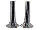 Georg Jensen 
sterling 
silver, pair of 
Danish Modern 
candle light 
holders 
designed by 
Henning ...