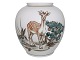 Royal 
Copenhagen 
Unique vase 
decorated with 
a deer and 
signed by 
artist  Nikolai 
Tidemand. This 
...